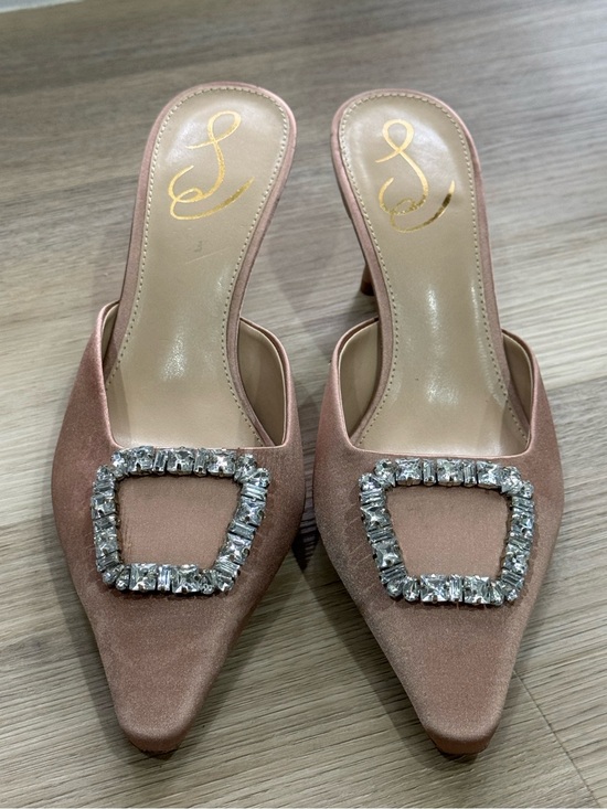 Sam Edelman Shoes - Sam Edelman Brit Jewel Satin Mules